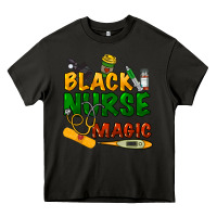 Asphalt Black Nurse magic Heavy Core Tee - HowdyJamesFarm