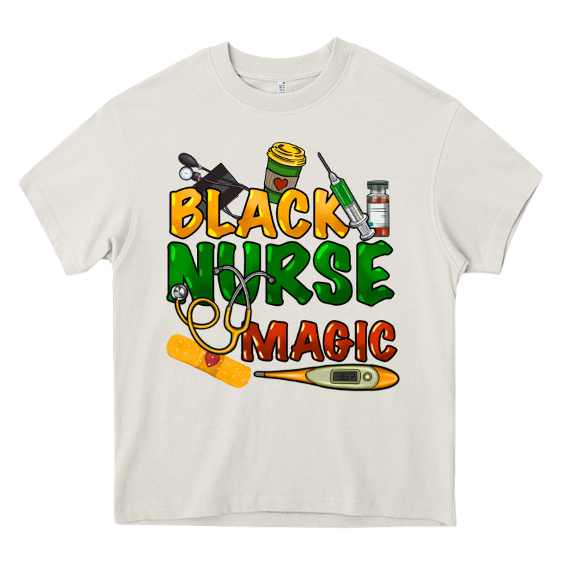 Black Nurse Magic Heavy Core Tee by HowdyJamesFarm | Teevron