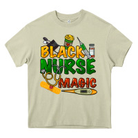 Mossy Black Nurse magic Heavy Core Tee - HowdyJamesFarm