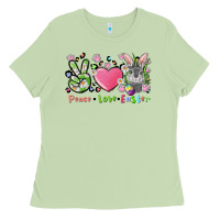 Matcha peace love easter bunny Ladies Tee - FaDigitalArtStudio