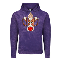 Cloud Purple Coffee  Animal Vintage Hoodie - CowhideDigitalArt
