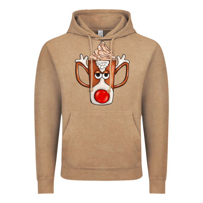 Coffee  Animal Vintage Hoodie by CowhideDigitalArt | Teevron