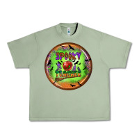 Oil Green Spooky Teacher Urban Heavy Tee - BundleAndBundleShop