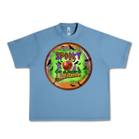 Pebble Blue Spooky Teacher Urban Heavy Tee - BundleAndBundleShop
