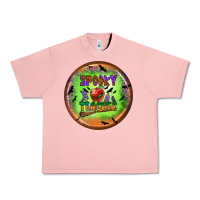 Salmon Spooky Teacher Urban Heavy Tee - BundleAndBundleShop