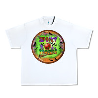 White Spooky Teacher Urban Heavy Tee - BundleAndBundleShop