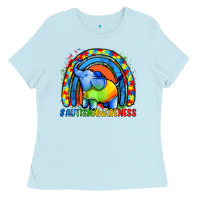 Baby Blue Autism Awareness Autism elephant Ladies Tee - FaDigitalArtStudio