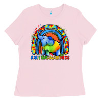 Bubblegum Pink Autism Awareness Autism elephant Ladies Tee - FaDigitalArtStudio