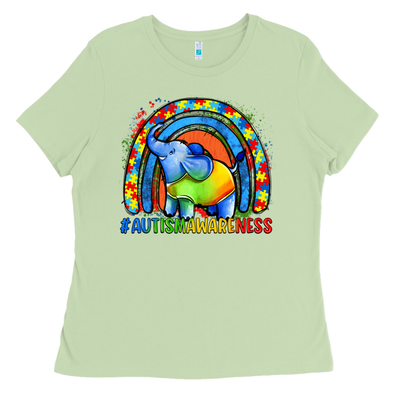 Autism Awareness Autism Elephant Ladies Tee by FaDigitalArtStudio | Teevron