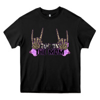 Black Rockin' the Mom Heavy Core Tee - CowGirlArtShop