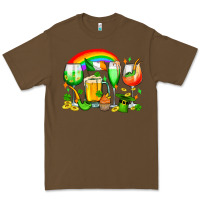Cacao wine glasses st. patricks Premium Tee - OliviaCreatesArt