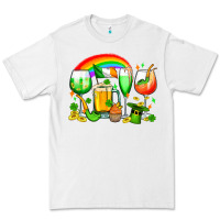 White wine glasses st. patricks Premium Tee - OliviaCreatesArt
