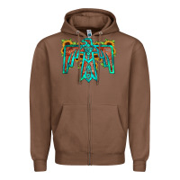 Chestnut thunderbird Zipper Hoodie - JahusDesignShop