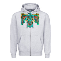 Heather Grey thunderbird Zipper Hoodie - JahusDesignShop