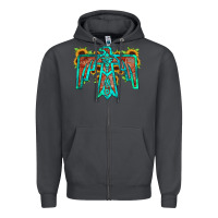 Smoke thunderbird Zipper Hoodie - JahusDesignShop