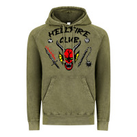 Vintage Olive hellfire club strangerthings Vintage Hoodie - baoMotion