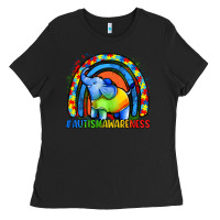 Black Autism Awareness Autism elephant Ladies Tee - FaDigitalArtStudio