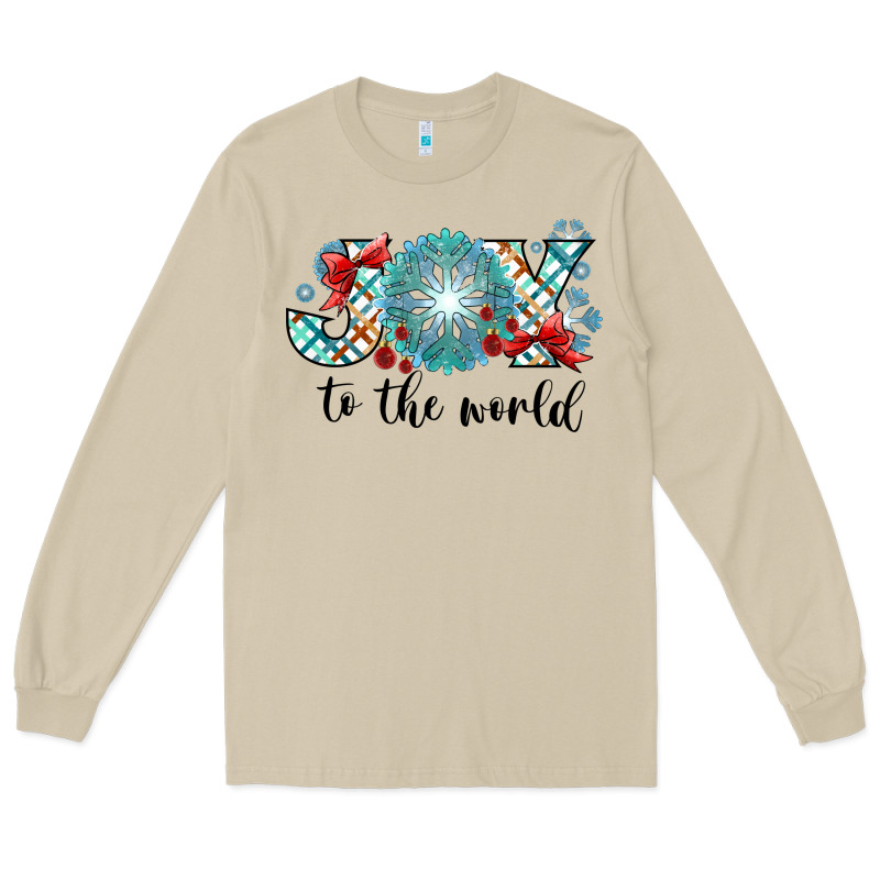 Joy To The World Long Sleeve Tee by CowhideDigitalArt | Teevron