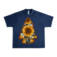 Navy sunflower arrowhead Urban Heavy Tee - Jasminsmagicworld