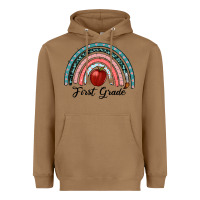 Toasted Coconut first grade rainbow Heavyweight Hoodie - RanaPortraitStore