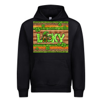 Black st Patricks lucky gnome Urban Hoodie - Jasminsmagicworld