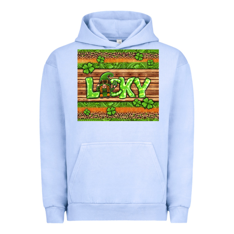 St Patricks Lucky Gnome Urban Hoodie by Jasminsmagicworld | Teevron