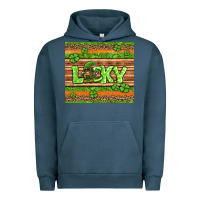 Pigment Midnight Navy st Patricks lucky gnome Urban Hoodie - Jasminsmagicworld