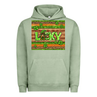 Pigment Oil Green st Patricks lucky gnome Urban Hoodie - Jasminsmagicworld