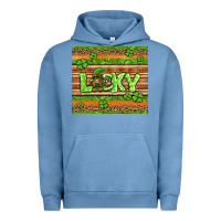 Pigment Pebble Blue st Patricks lucky gnome Urban Hoodie - Jasminsmagicworld