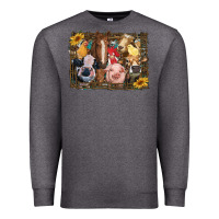 Charcoal Heather western farm animals Premium Sweatshirt - RanaPortraitStore
