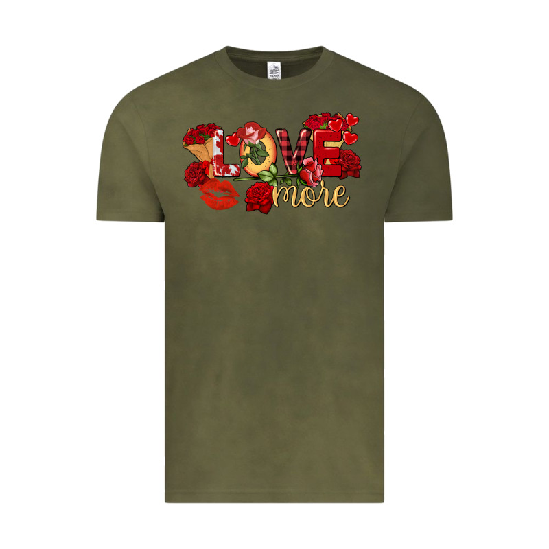 Love More Valentine's Day Vintage Tee by FaDigitalArtStudio | Teevron
