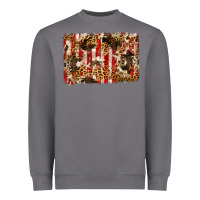 Storm america, cowhide, leopard backgraund Heavyweight Sweatshirt - JahusDesignShop
