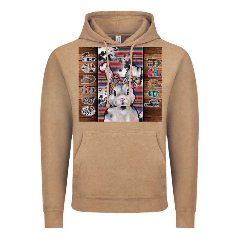 Happy Easter Vintage Hoodie by CowhideDigitalArt | Teevron