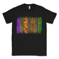 Black mardi gras brushstroke Classic Tee - OliviaCreatesArt