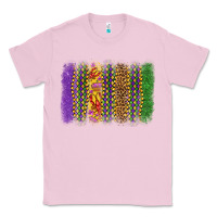 Bubblegum Pink mardi gras brushstroke Classic Tee - OliviaCreatesArt