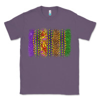 Lavender mardi gras brushstroke Classic Tee - OliviaCreatesArt