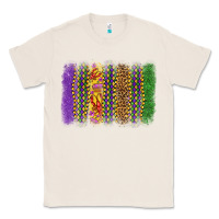 Natural mardi gras brushstroke Classic Tee - OliviaCreatesArt