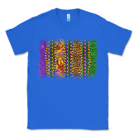 True Royal mardi gras brushstroke Classic Tee - OliviaCreatesArt