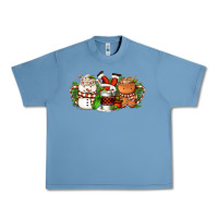 Pebble Blue Christmas coffee cups Urban Heavy Tee - FaDigitalArtStudio