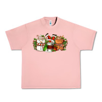 Salmon Christmas coffee cups Urban Heavy Tee - FaDigitalArtStudio