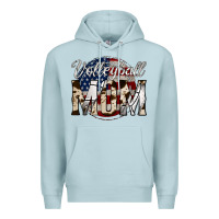 Blue Mist volleyball  mom 4 Premium Hoodie - Jasminsmagicworld