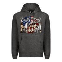Charcoal Heather volleyball  mom 4 Premium Hoodie - Jasminsmagicworld