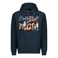 Navy volleyball  mom 4 Premium Hoodie - Jasminsmagicworld