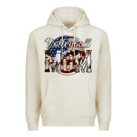 Oatmeal Heather volleyball  mom 4 Premium Hoodie - Jasminsmagicworld