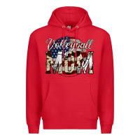 Red volleyball  mom 4 Premium Hoodie - Jasminsmagicworld