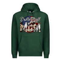 Sports Green volleyball  mom 4 Premium Hoodie - Jasminsmagicworld