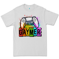 Dove Grey gaymer lgbtq gaming Premium Tee - OliviaCreatesArt