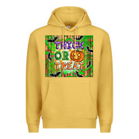 Antique Gold Thick or treat tumbler Premium Hoodie - Artiststas