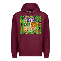 Burgundy Thick or treat tumbler Premium Hoodie - Artiststas