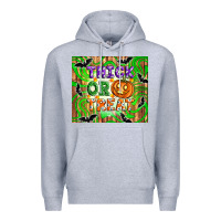 Heather Grey Thick or treat tumbler Premium Hoodie - Artiststas